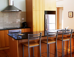 modern and stunningly appointed self contained kitchen halls gap accommodation